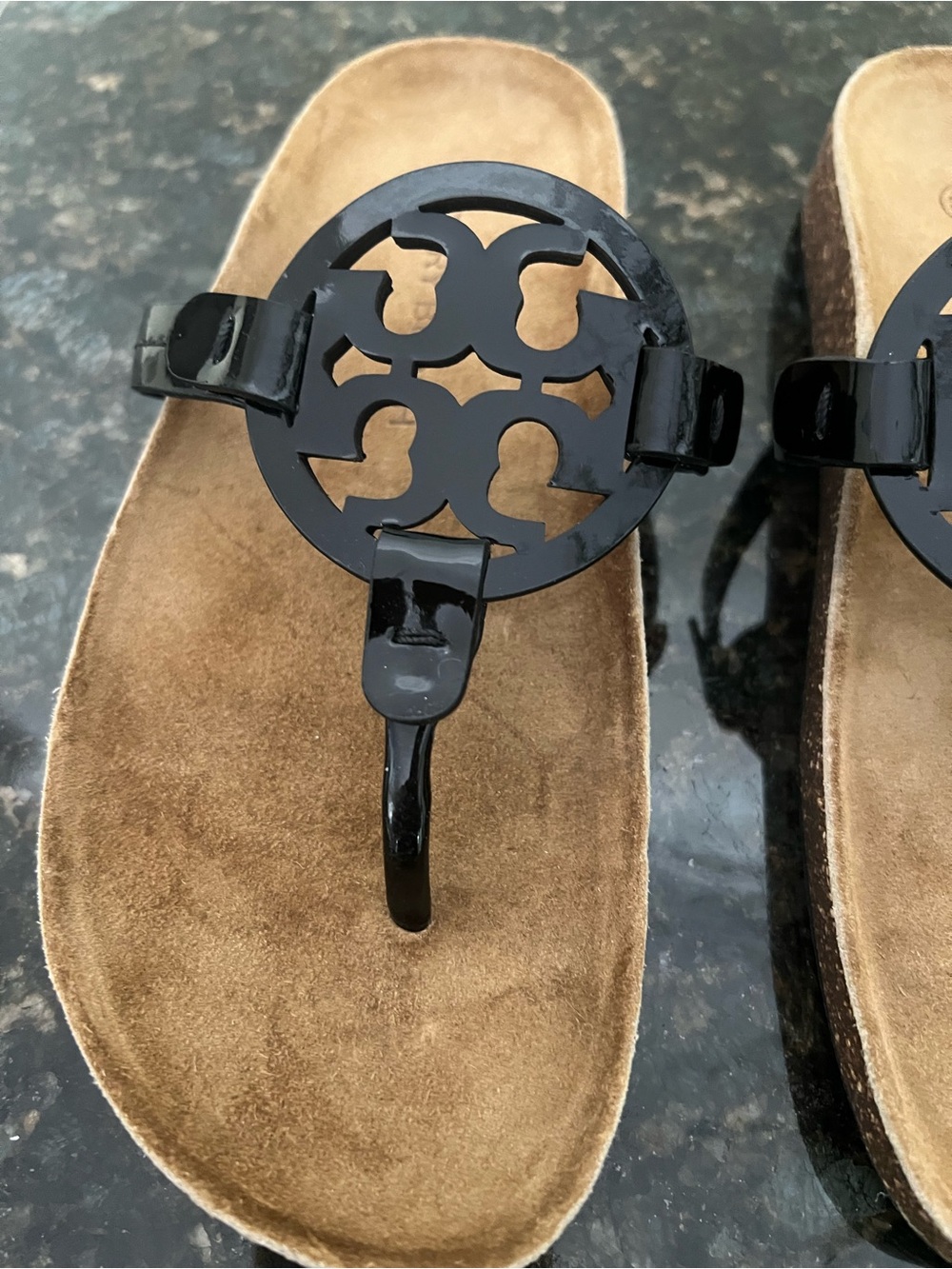 Tory Burch Cloud Miller Black
Patent Leather Sandals - Picture 2 of 9